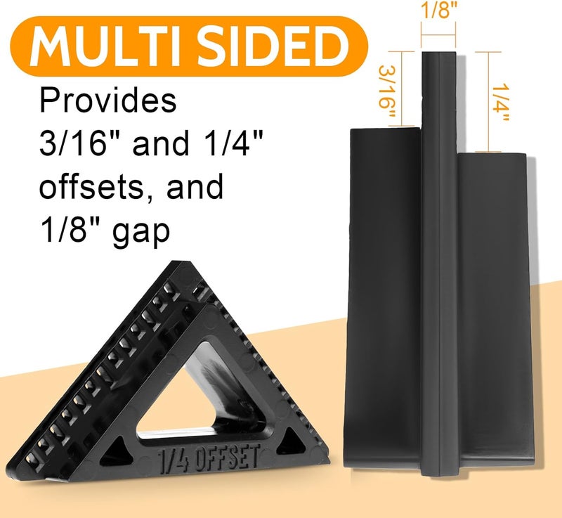 UINIU Trimble Professional Grade Door & Window Trim Installation Tool - Precision 3/16" & 1/4" Reveal Gauge for Carpenters, Contractors & DIY Home Renovation Projects (1) - Image 2